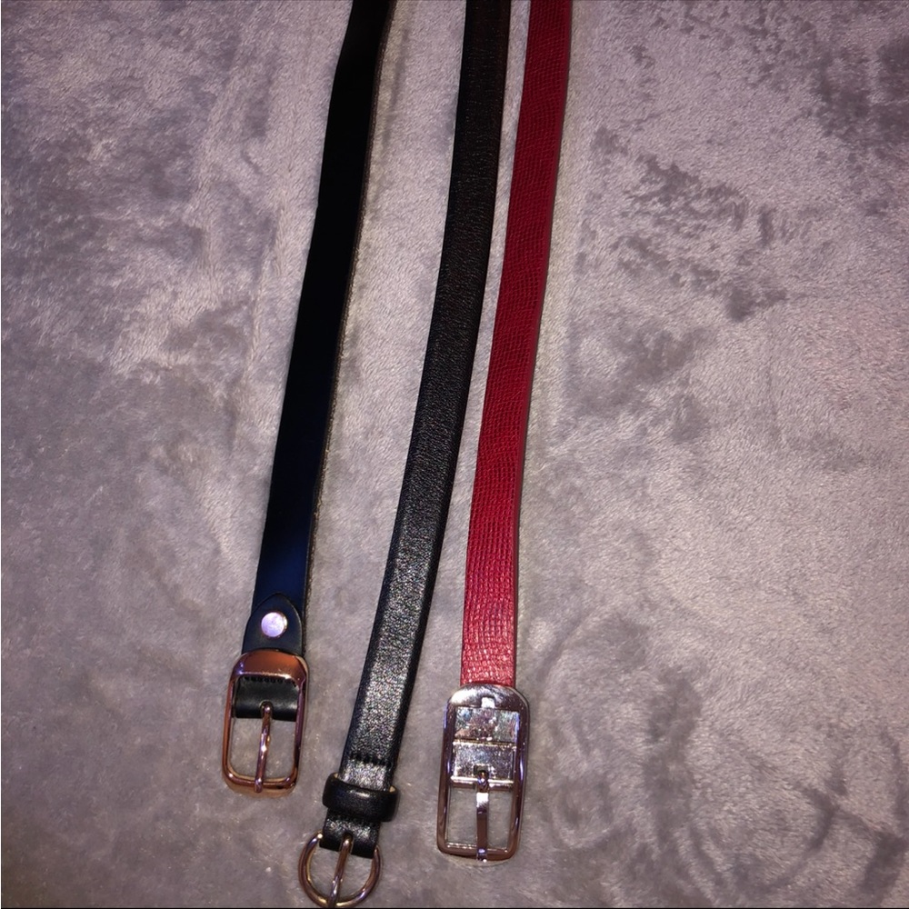 Hugo BOSS black/red  (3) women’s belts
